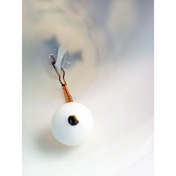 Porcelain Bell Avon Christmas 1986 Wreath Handle Vintage 5 Inch Holiday Scene - Picture 14 of 15